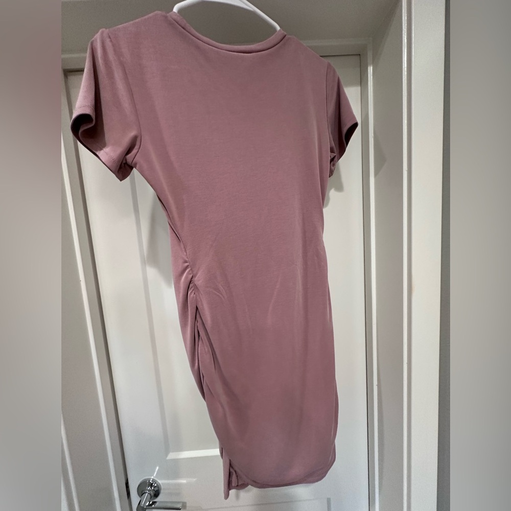 Dusty Blush T Shirt Dress